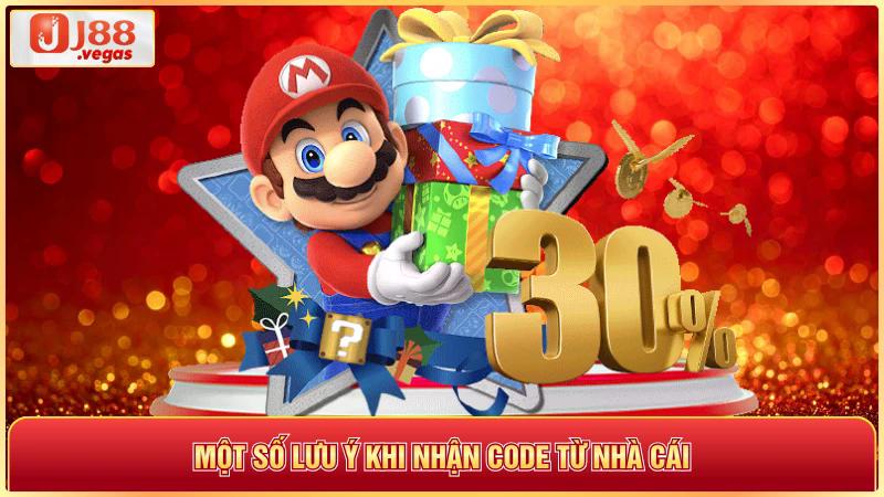 Một số lưu ý khi nhận code từ nhà cái